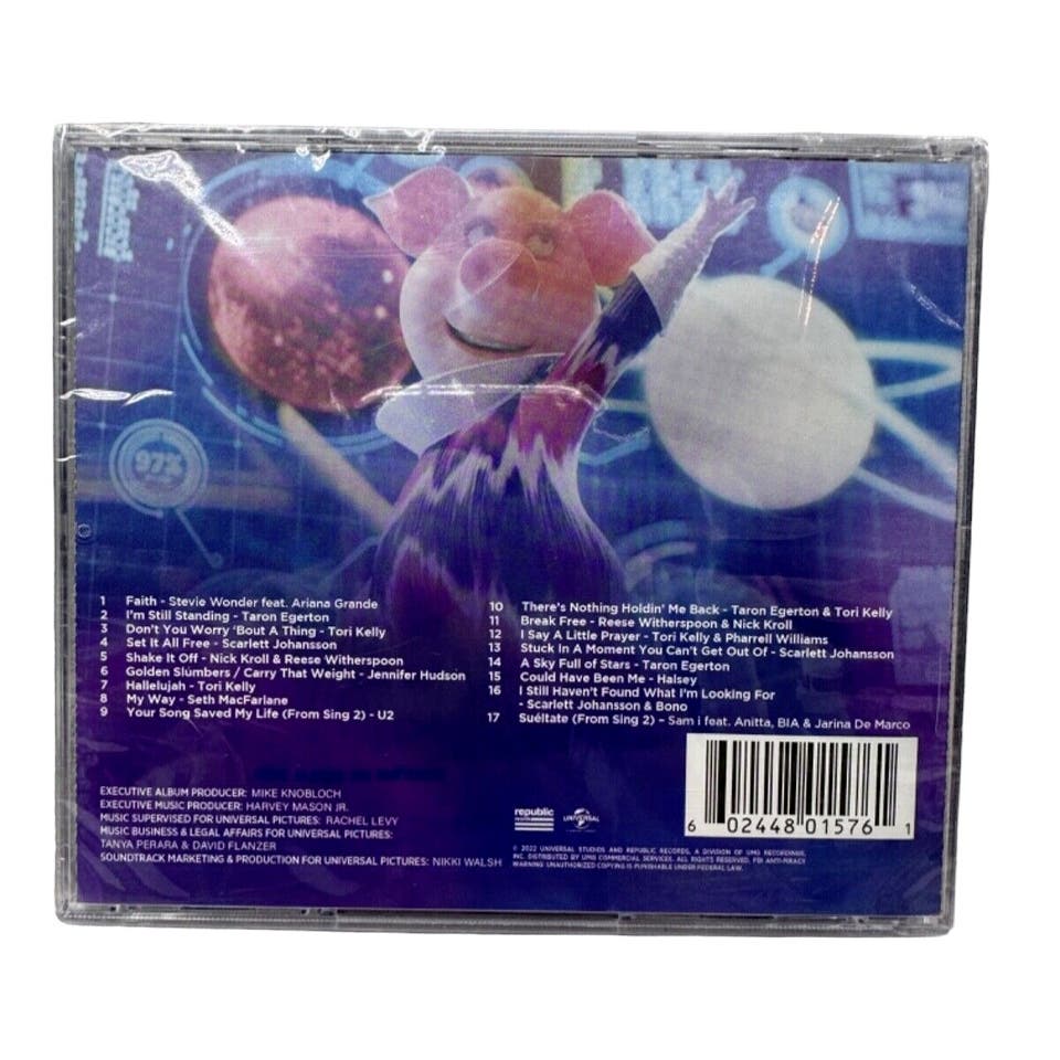 SING! Highlights Music CD, with Bonus Tracks, by Various Artists, Illumination