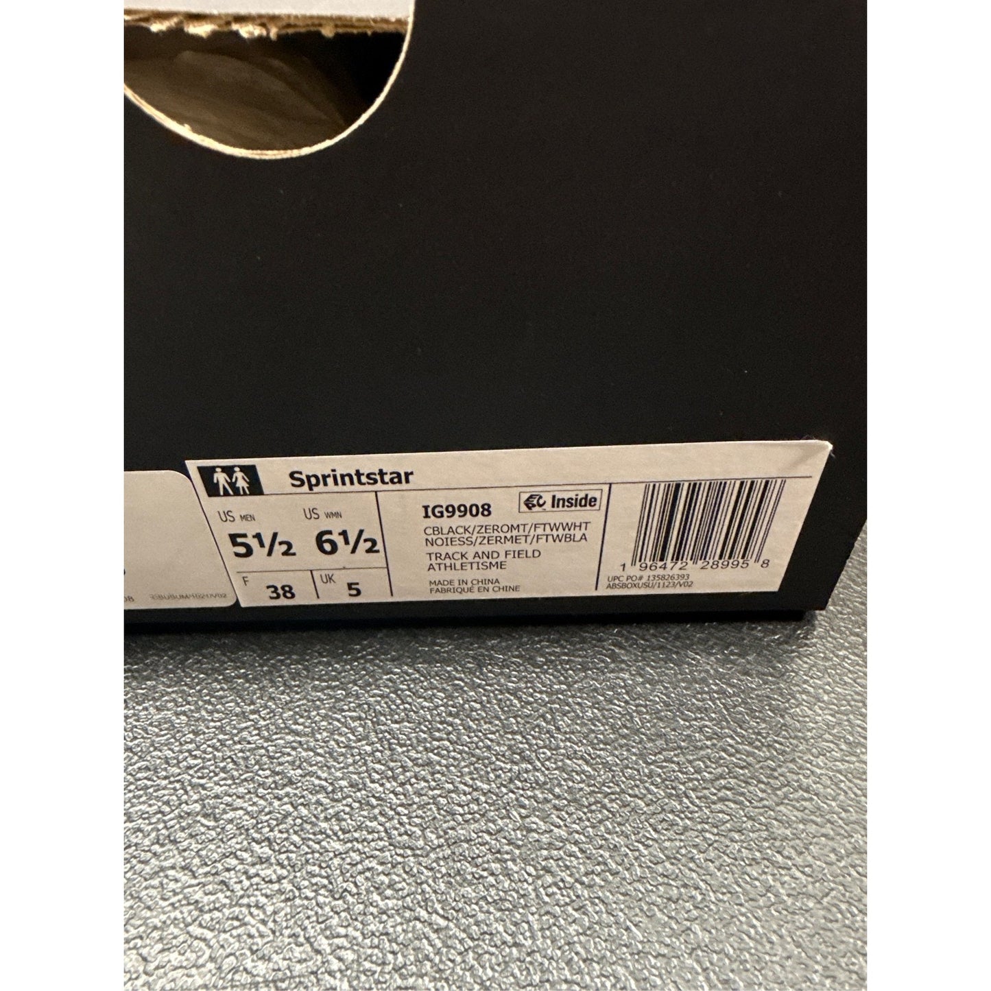 adidas Sprintstar Track and Field Cleats Size 5.5 Mens/6.5 Womens