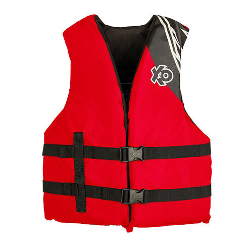 X2O Youth Bionic Open-Sided Life Jacket, Red, 50-90 lbs