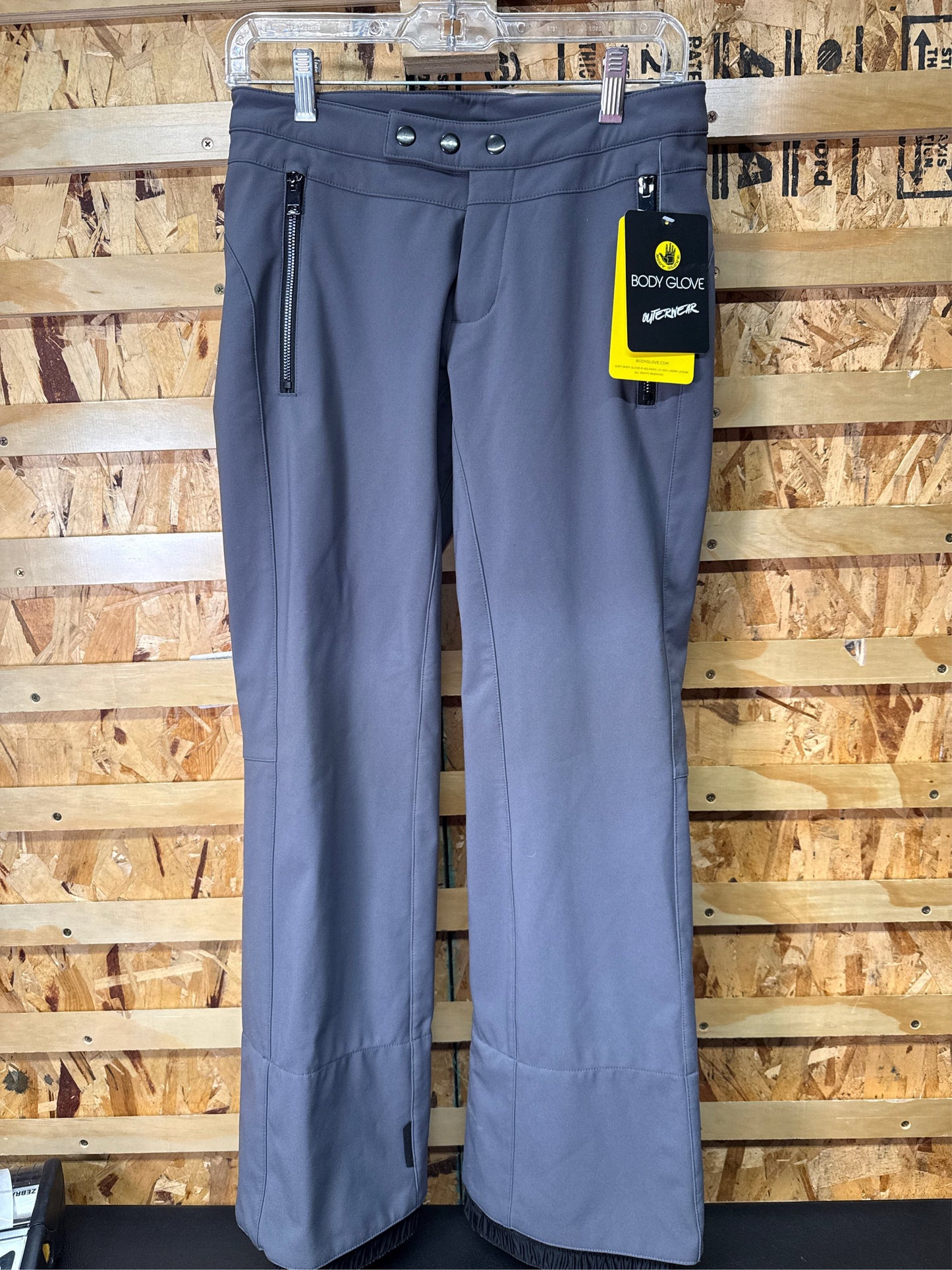 Body Glove Women's 4-Way Stretch Active Pants - Gray, Small