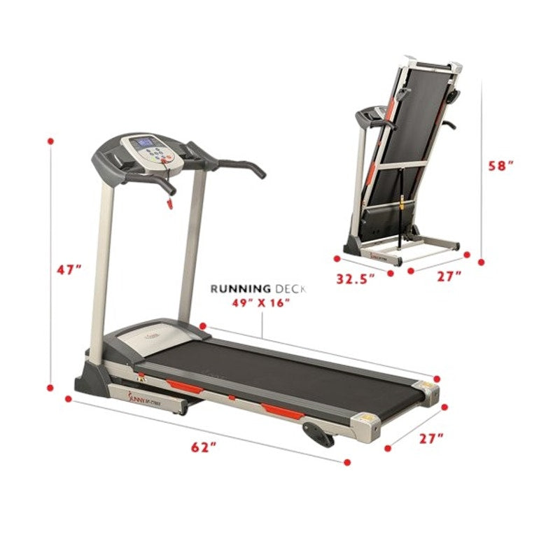 New!! Sunny Health & Fitness Electric Treadmill SF-T4400