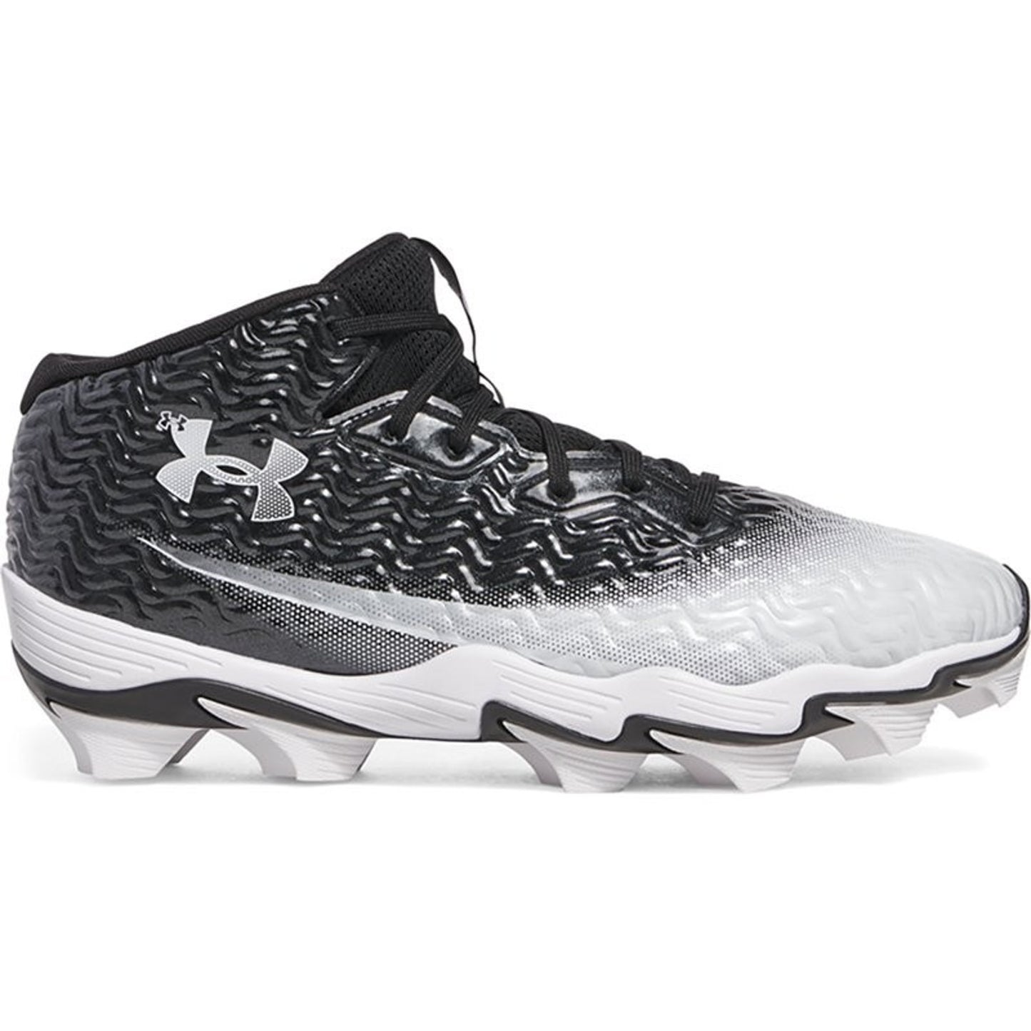 Men's Under Armour Spotlight Hammer Molded Football Cleats 7.5 Black