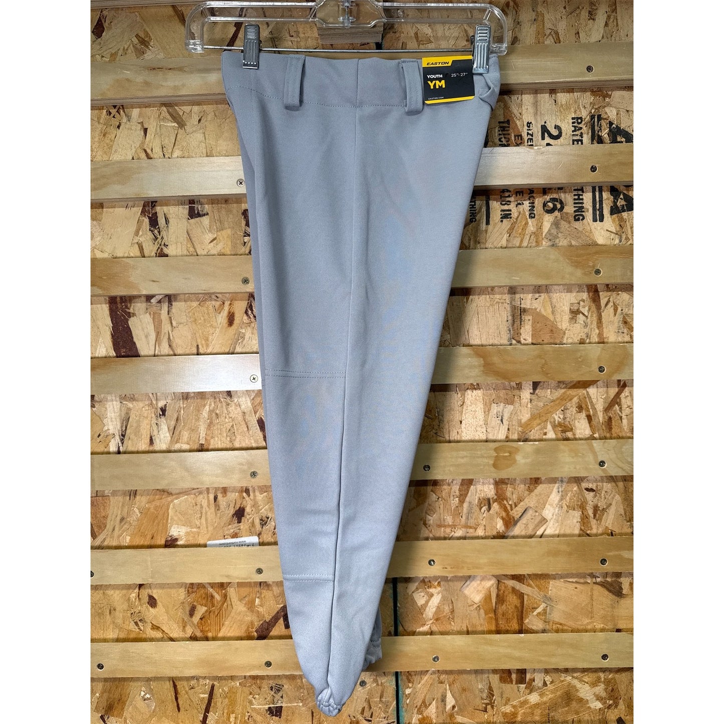 Easton Youth Pro Pull-Up Baseball Pants- Grey Youth M