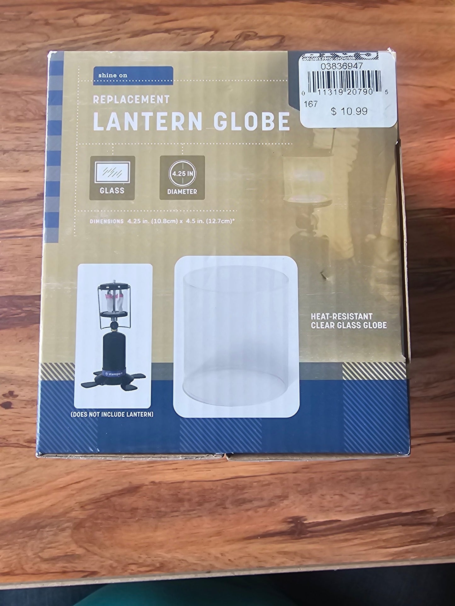 Stansport Clear Glass Replacement Lantern Globe - One Size