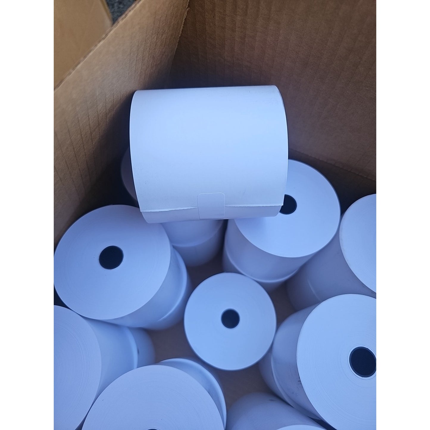 4" X 365' HW Thermal Paper Rolls Case of 18 core is 3/4" For POS Register Tape