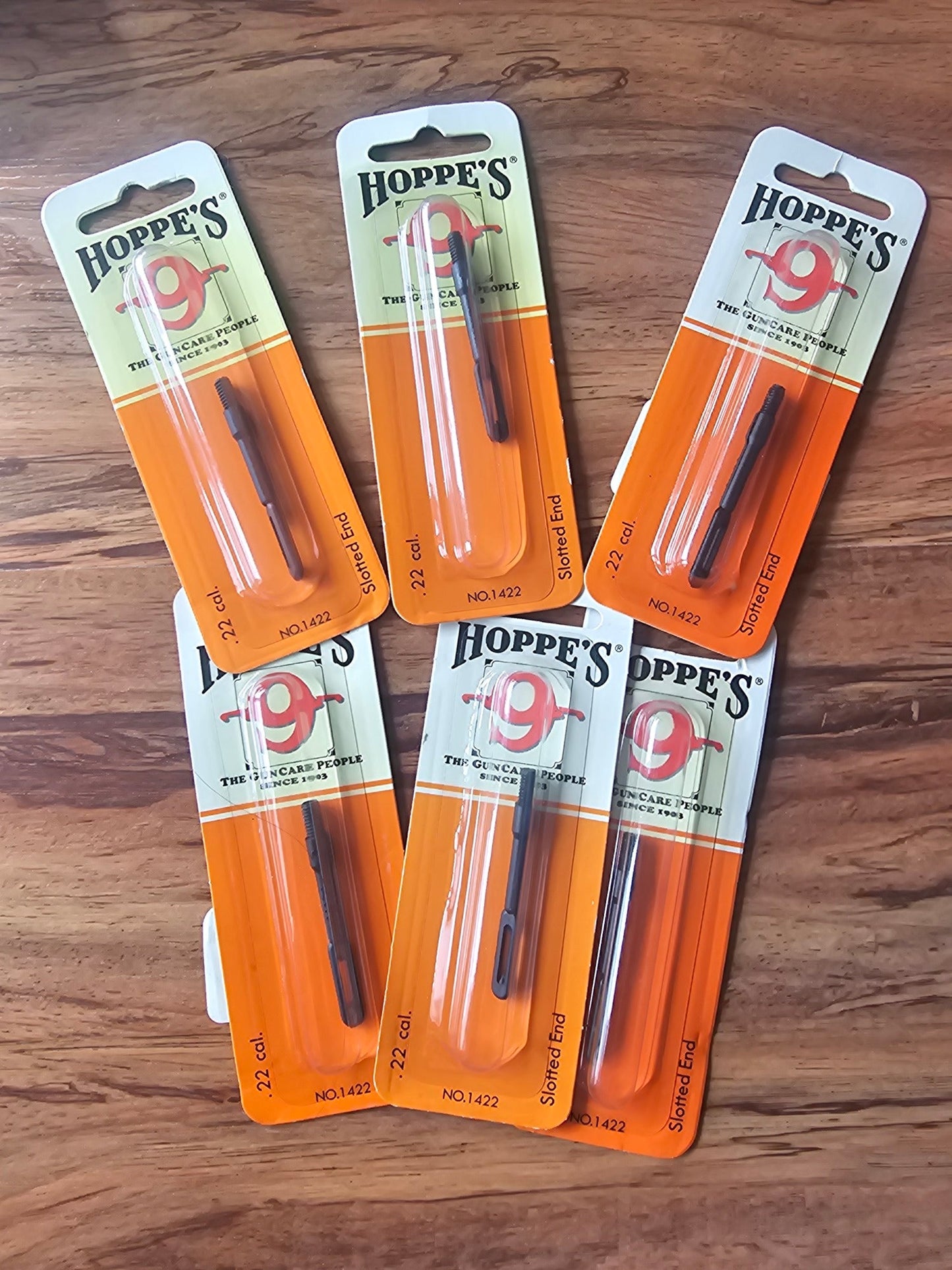 Hoppe's .22 Caliber Slotted Gun Cleaning Tips - 6 Pack