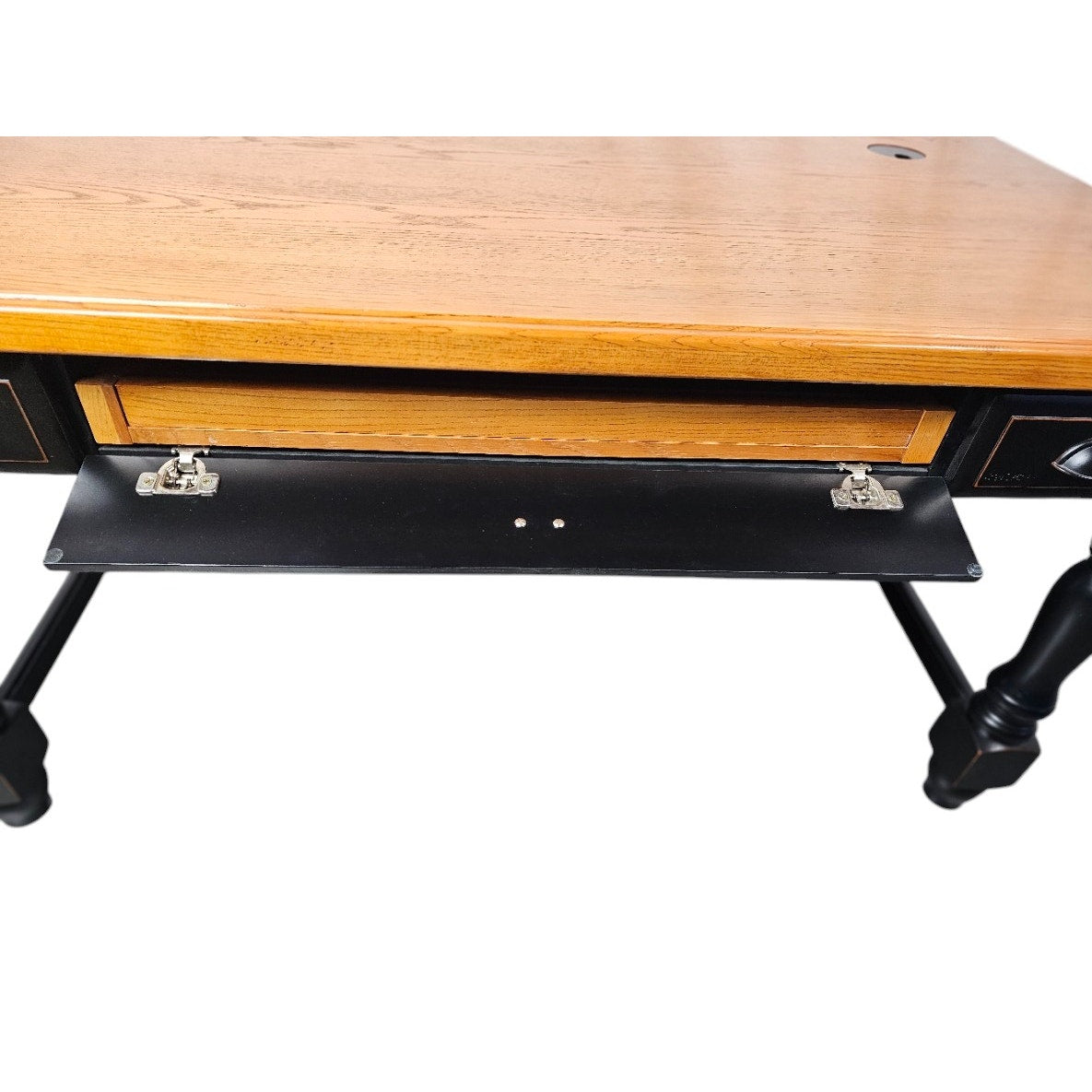 Hardwood Writing Table Desk with Storage Drawers