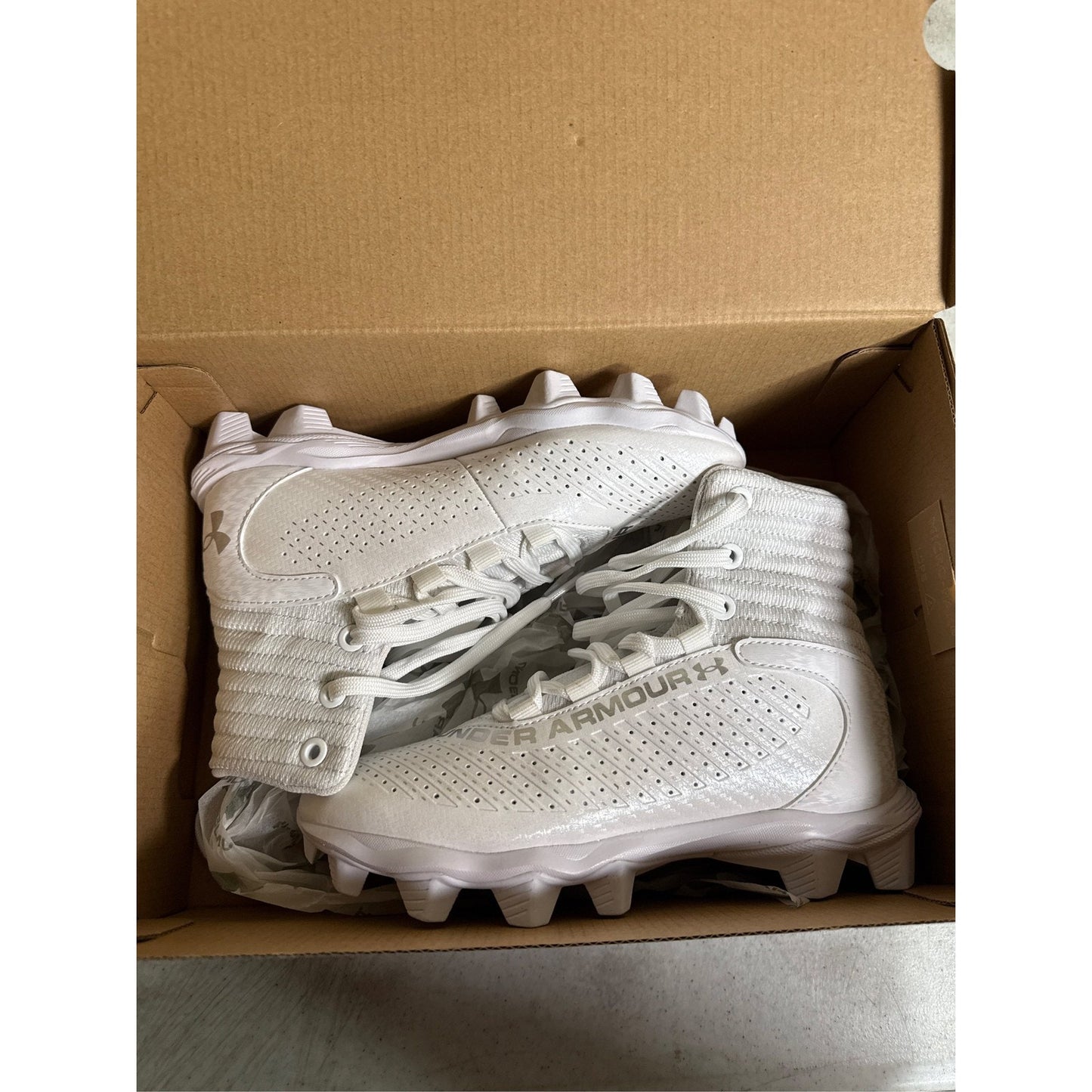 Under Armour Kids' Highlight Franchise 2.0 RM Football Cleats - Size 12Y