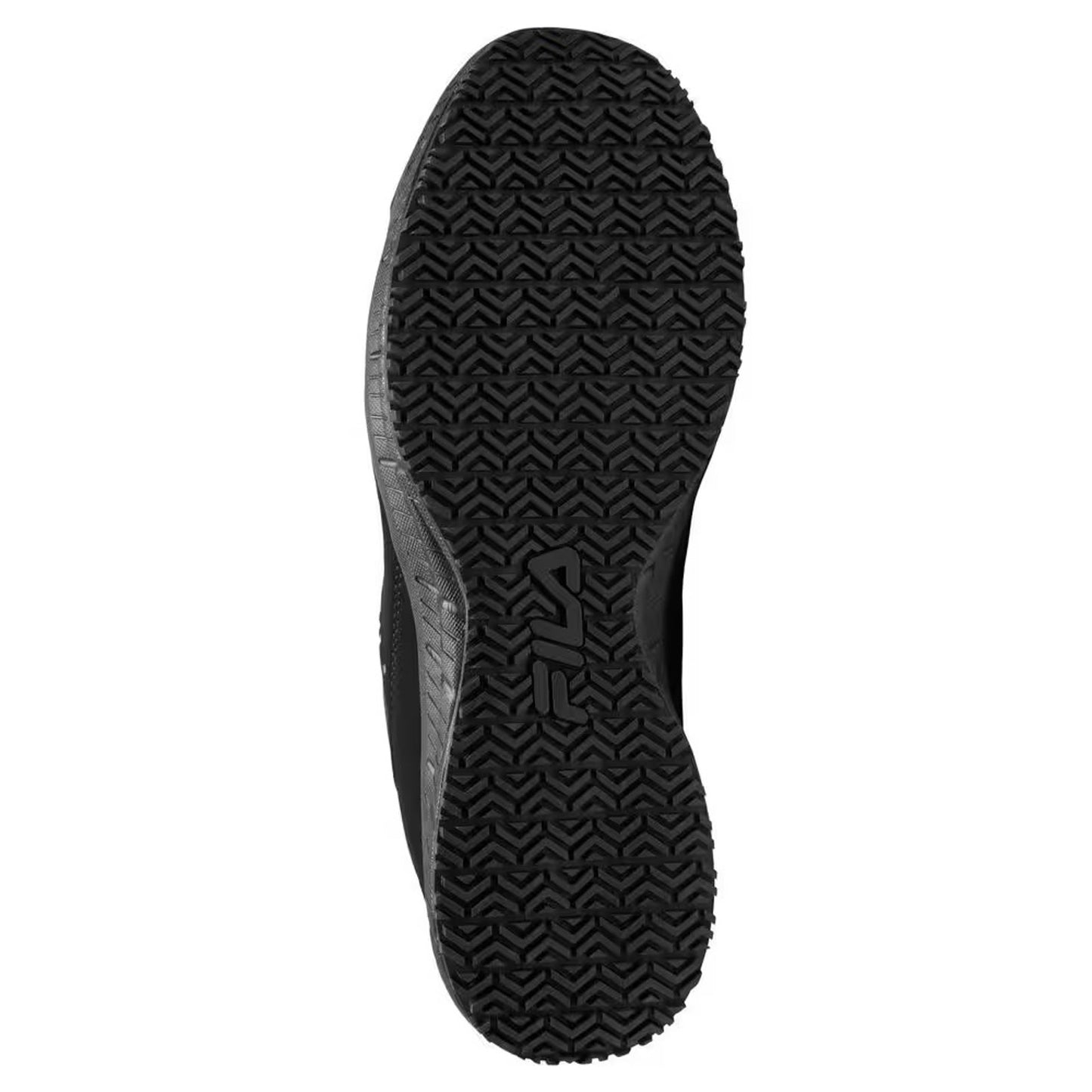 Fila Men's Memory Layers Slip Resistant Athletic Shoes - Soft Toe - BLACK Size 9