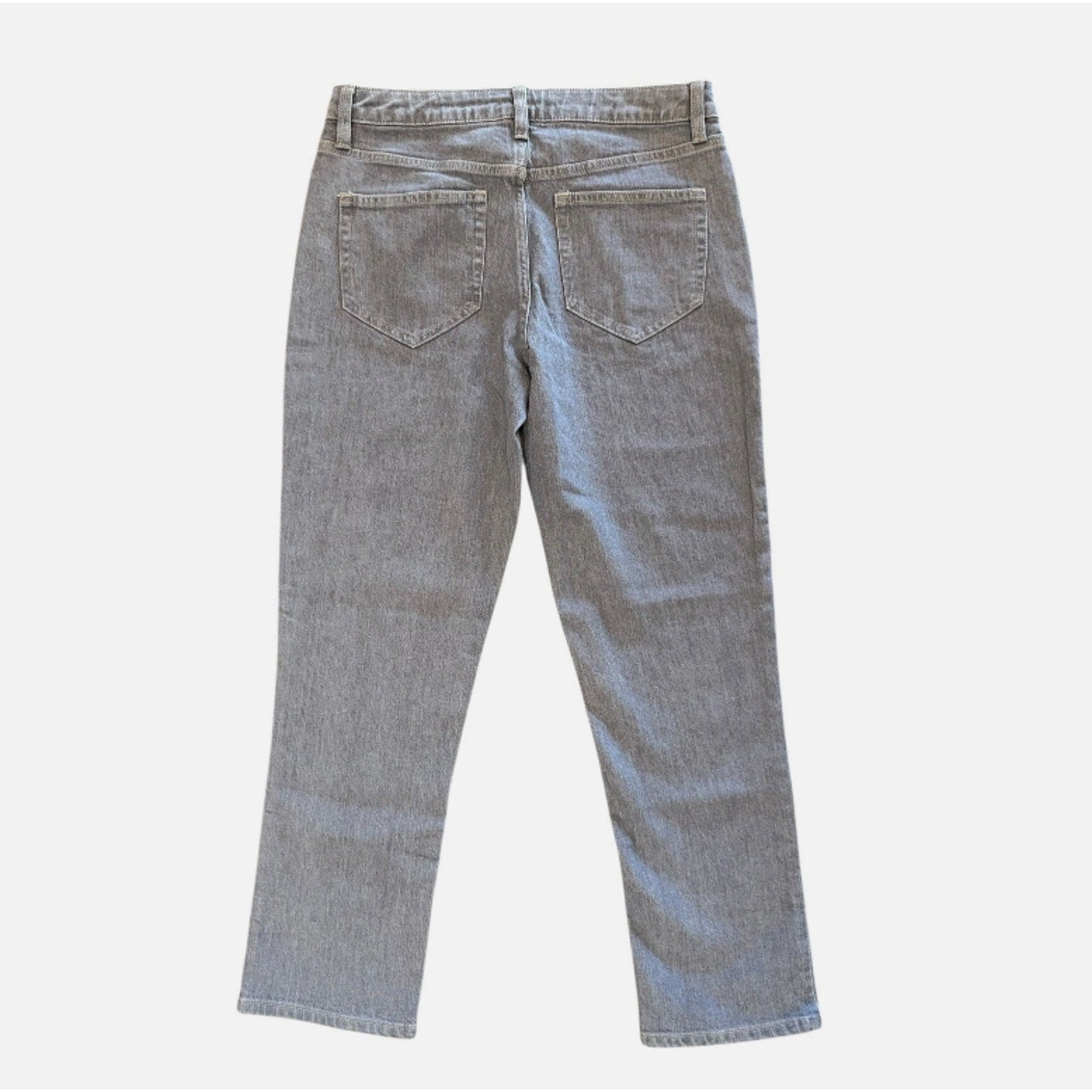 Women s Lands' End Classic Grey Jeans- Size 12 NWT