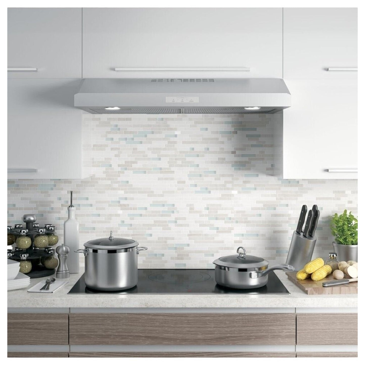 GE Profile - 36 Convertible Range Hood - Stainless Steel PVX7360SJSS