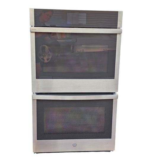 GE Profile 30" Smart Built-in Convection Double Oven, Model PTD9000SNSS