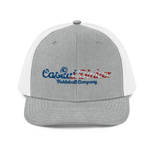 Casual Dinker- America! Trucker SnapBack Pickleball Hat