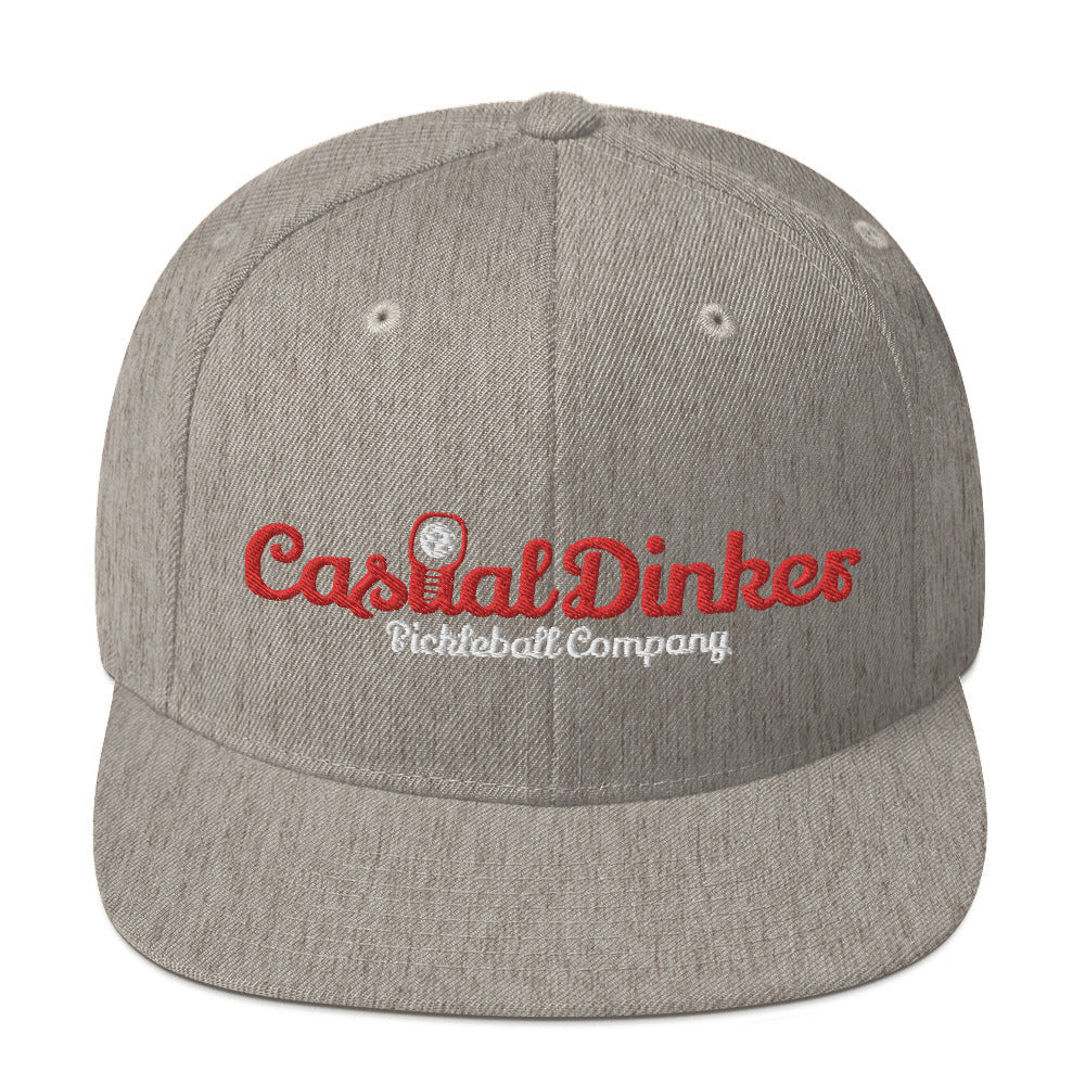 Casual Dinker- CDPB SnapBack Grey Pickleball Hat