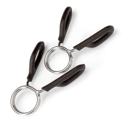 Marcy Standard Steel Barbell Spring Clip Collars, 2-Pack