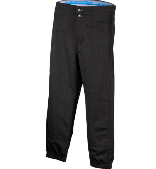 Easton Girls' Fastpitch Softball Pants - Black, Size XS