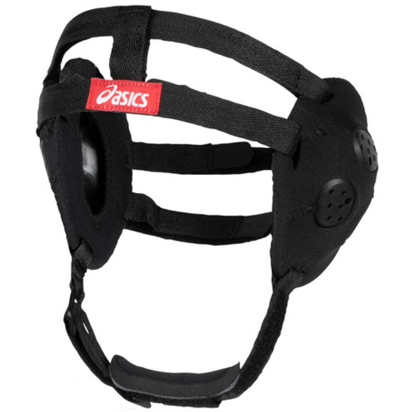 ASICS Youth Gel Wrestling Headgear - Black, One Size