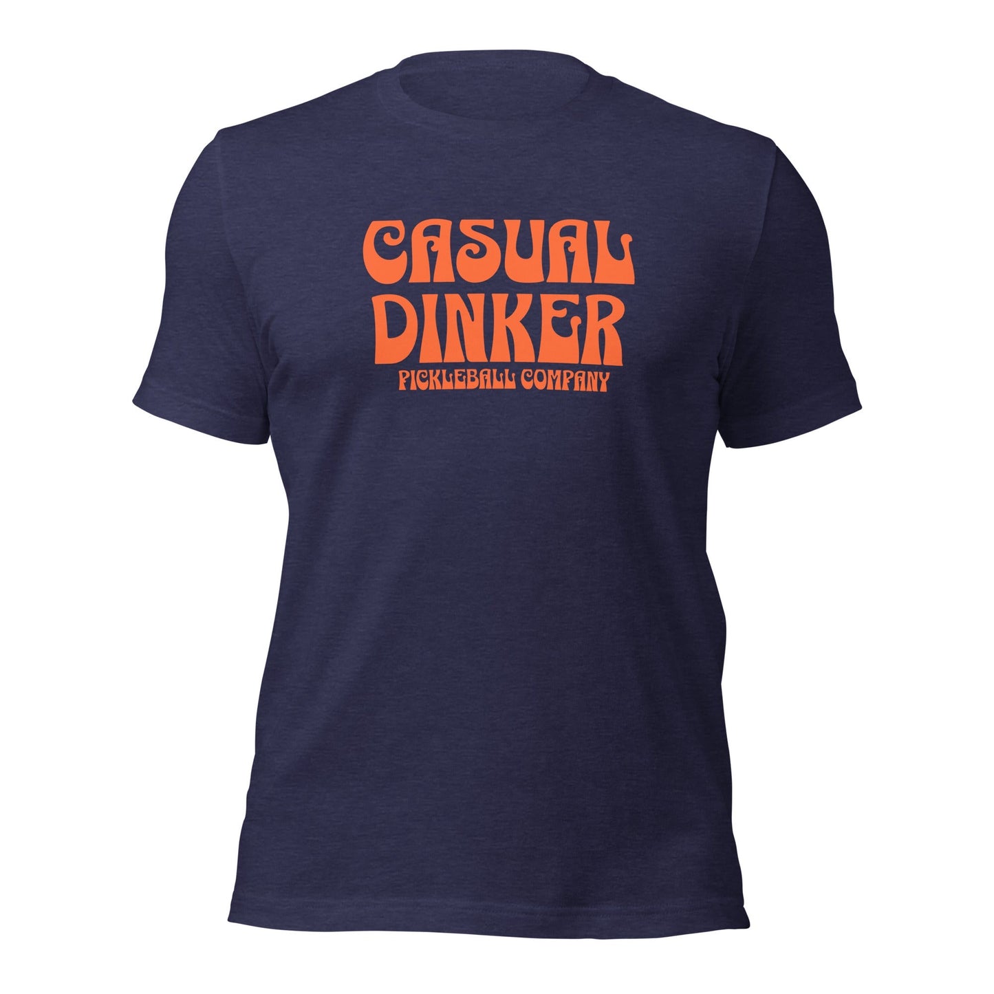 Casual Dinker Pickleball Co, Summer Dinker, Unisex T-shirt, Navy Heather