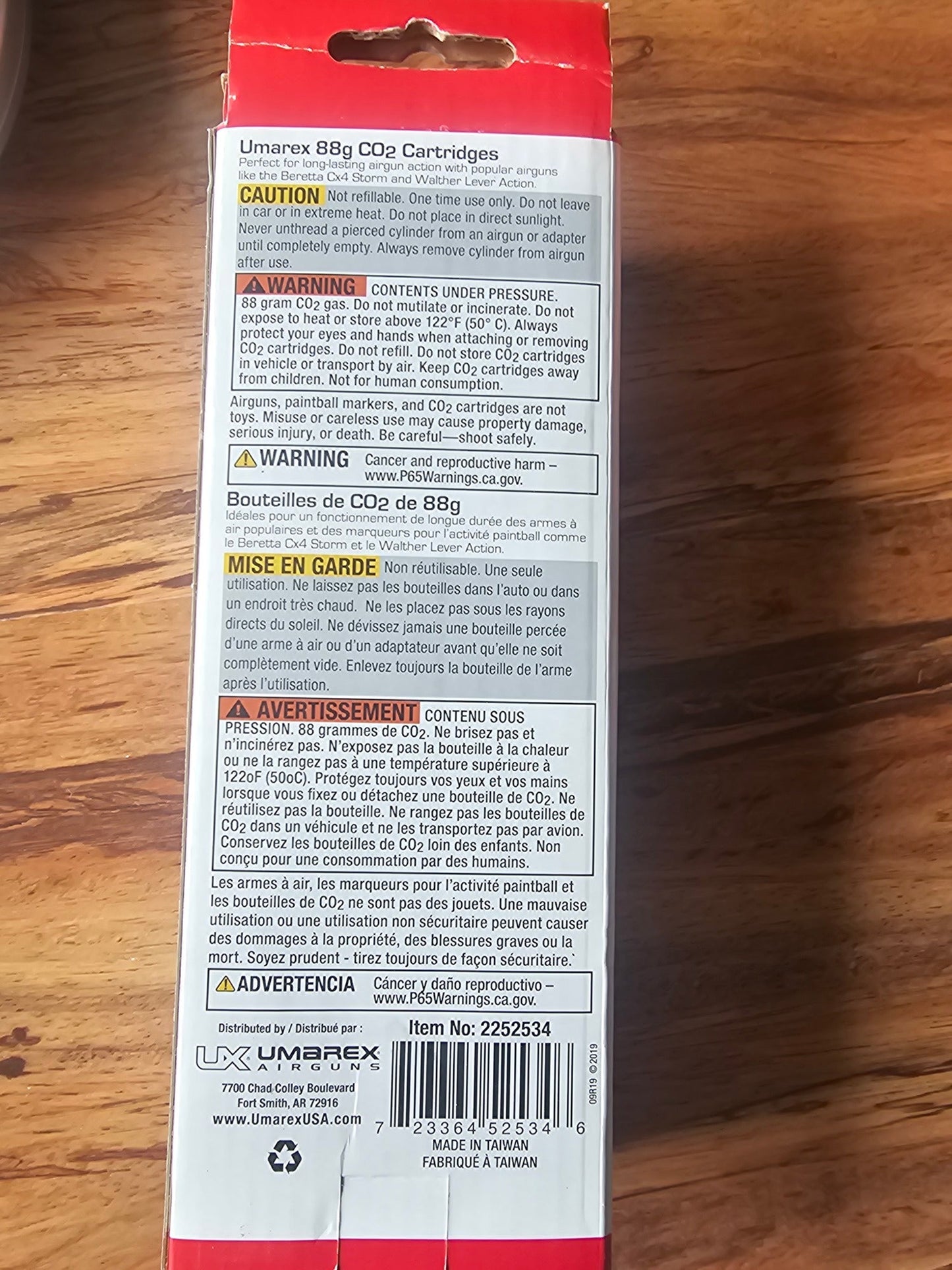 Umarex 88g CO2 Cartridges, High-Grade Pre-Filled Powerlets - 2 Pack
