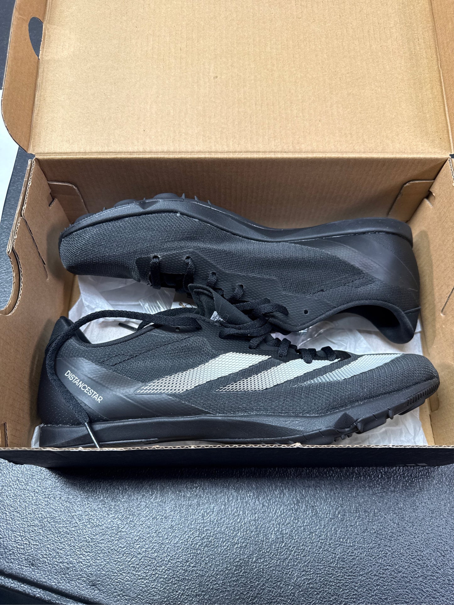 Adidas Distancestar Unisex Track and Field Spikes, Size 7.5M/8.5W