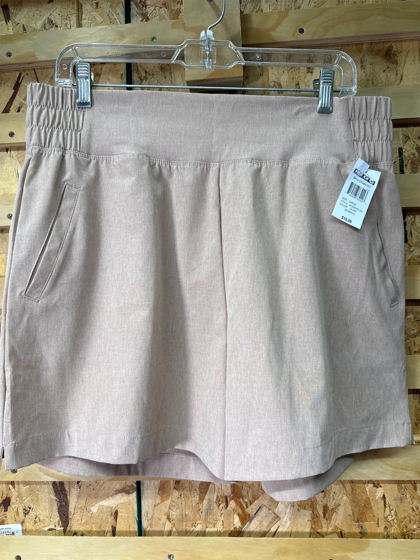 Balance Collection Women's Travel Shorts - Taupe, Size L