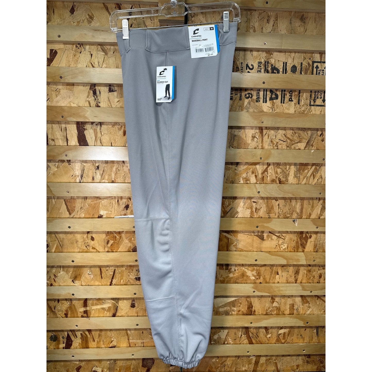 Champro Adult Classic Elastic Bottom Baseball Pants, Medium