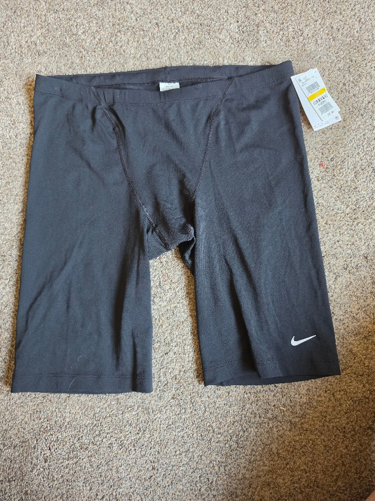 Nike Men's HydraStrong Solid Swim Jammer - Black, Size 38