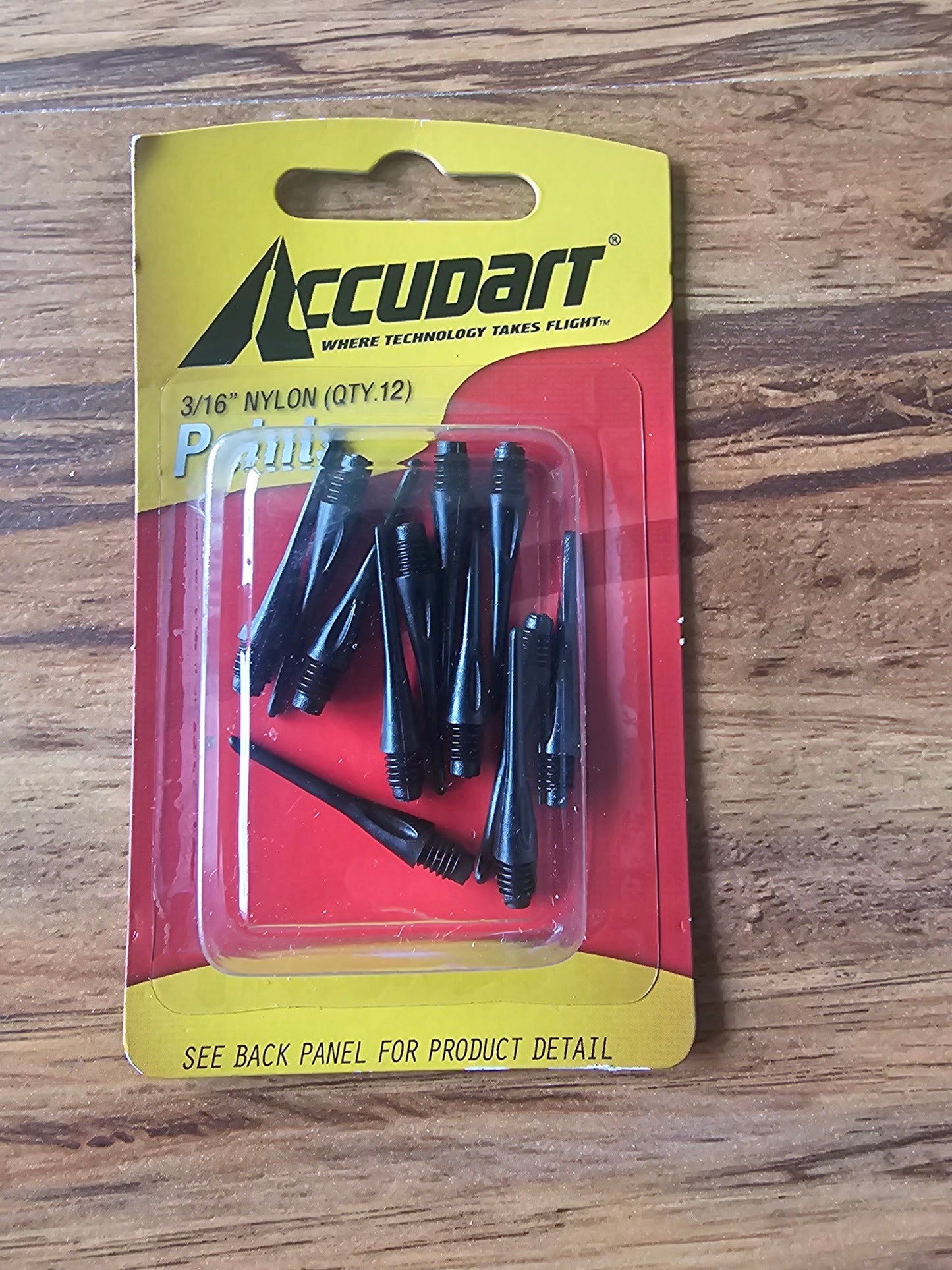 Accudart Replacement Soft Tip Dart Points - 12 Pack, Black