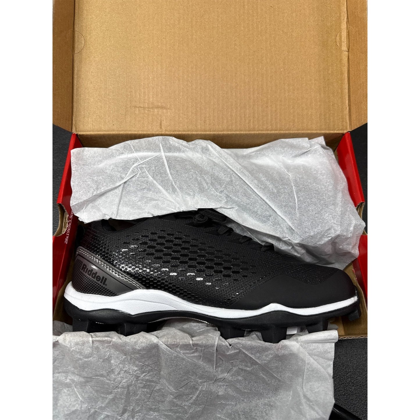 Riddell Brawl Youth RM Football Cleats - Lightweight & Durable Performance- 5.5