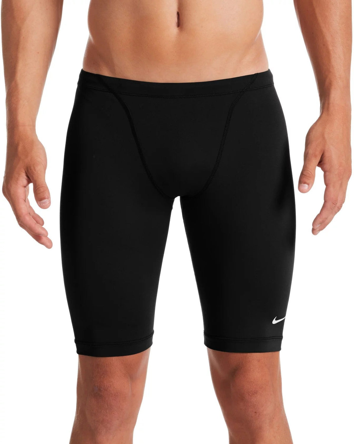 Nike Men's HydraStrong Solid Swim Jammer - Black, Size 38
