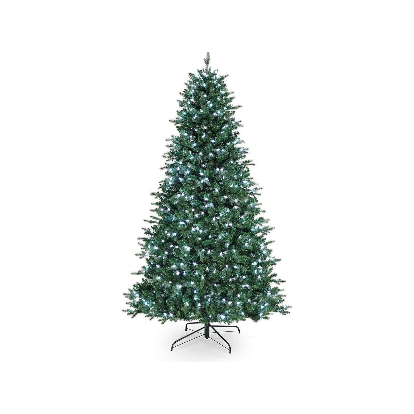 Smart Home Pre-Lit Artificial Christmas Tree with 40 Lighting Options 7.5'