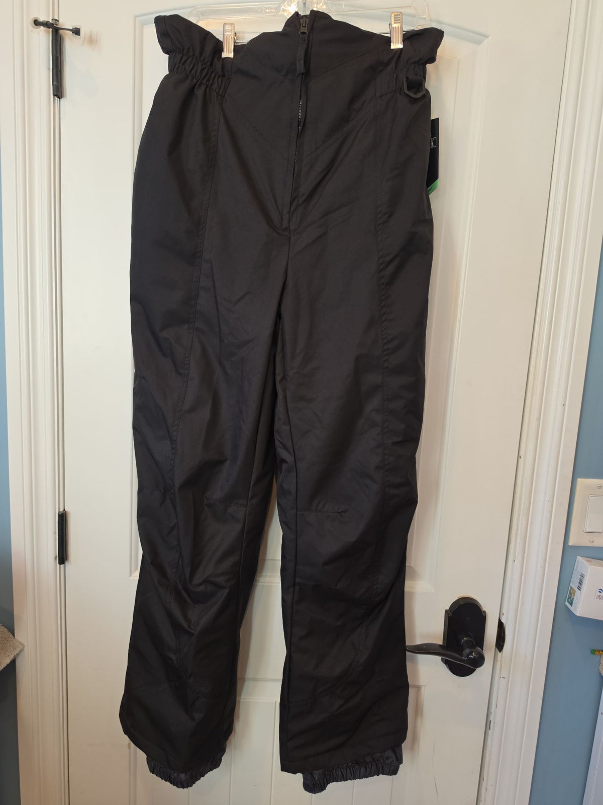 Sport Essentials Women's Suspender Snow Pants, Black, Small