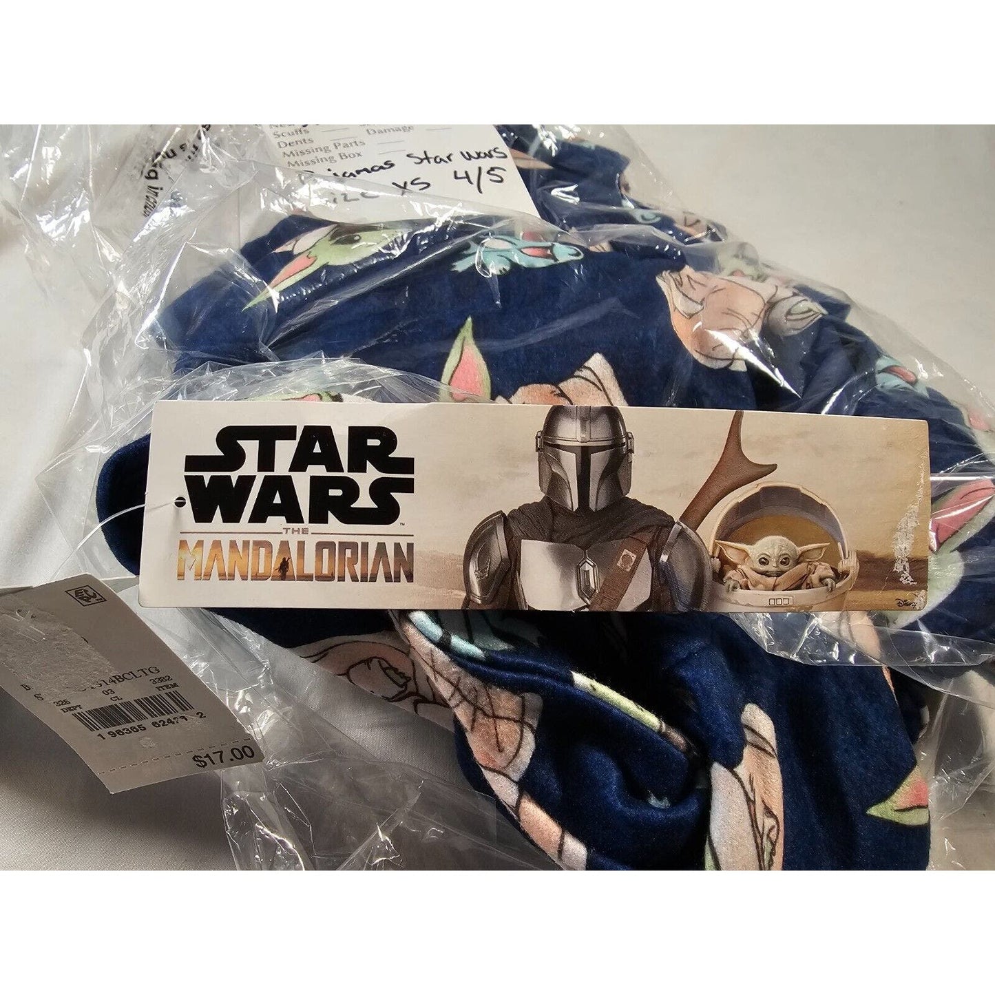 Star Wars Pajamas Size XS 4/5