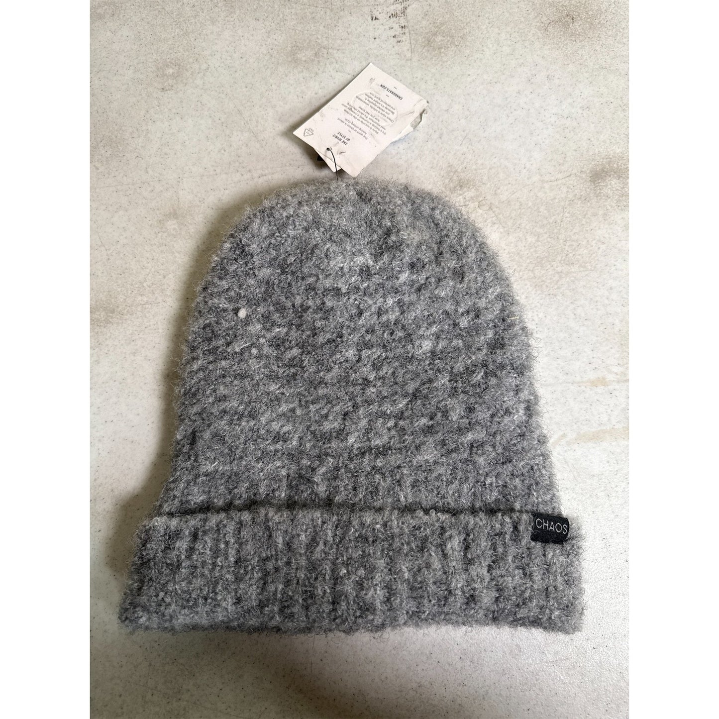 Chaos Women's Habitat No Pom Beanie, Grey - One Size