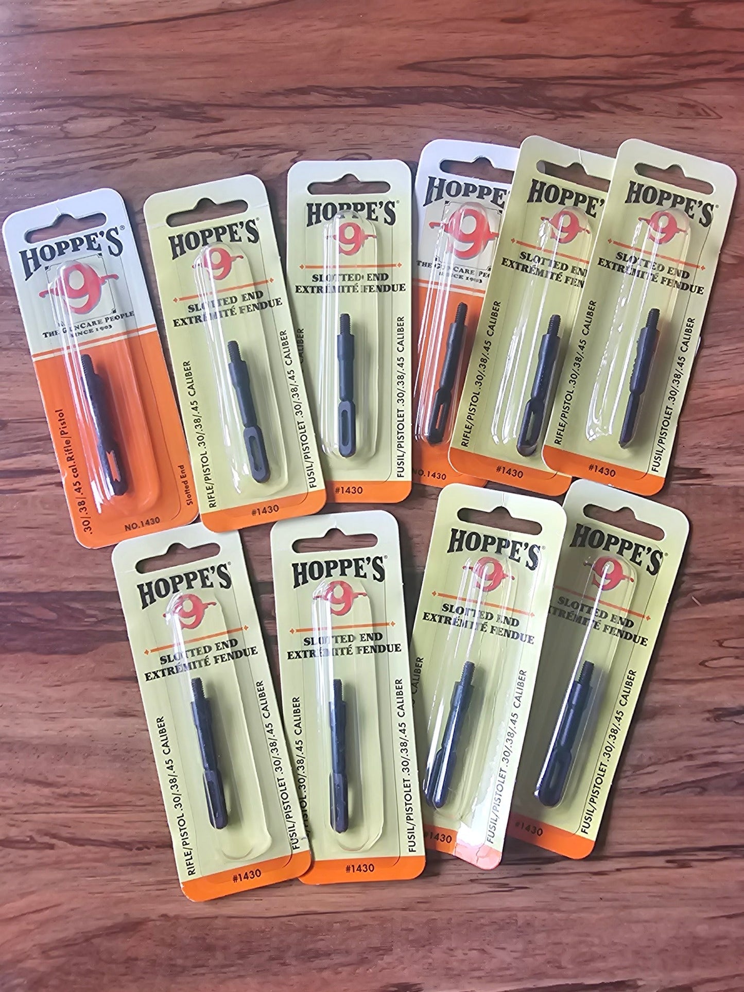 Hoppe's Gun Cleaning Slotted End for .30/.38/.45 Caliber - 10 Pack