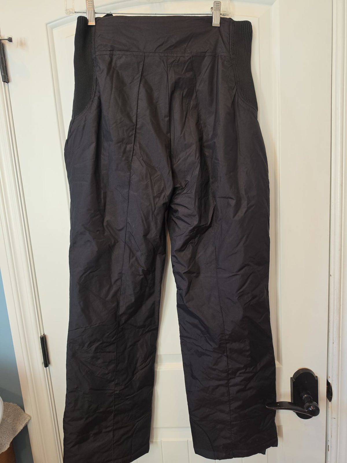 Sport Essentials Women's Adjustable Bib Snow Pants, Black, Size S