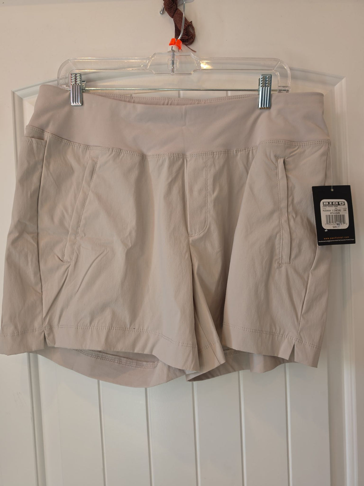 Pacific Trail Women's Trekkie Hiking Shorts, Tan, Size L