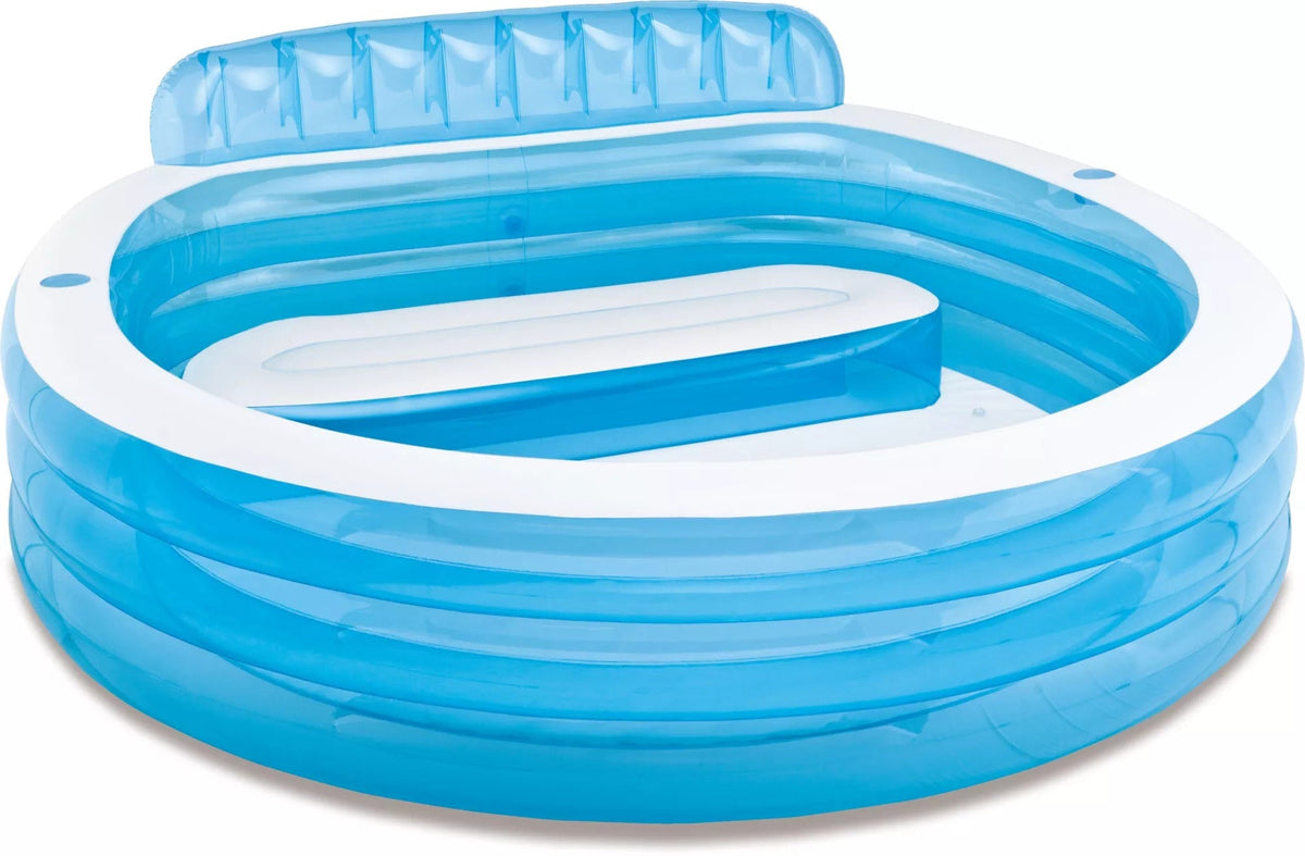 Intex Swim Center Inflatable Family Lounge Pool, 90 x 86 x 31 in