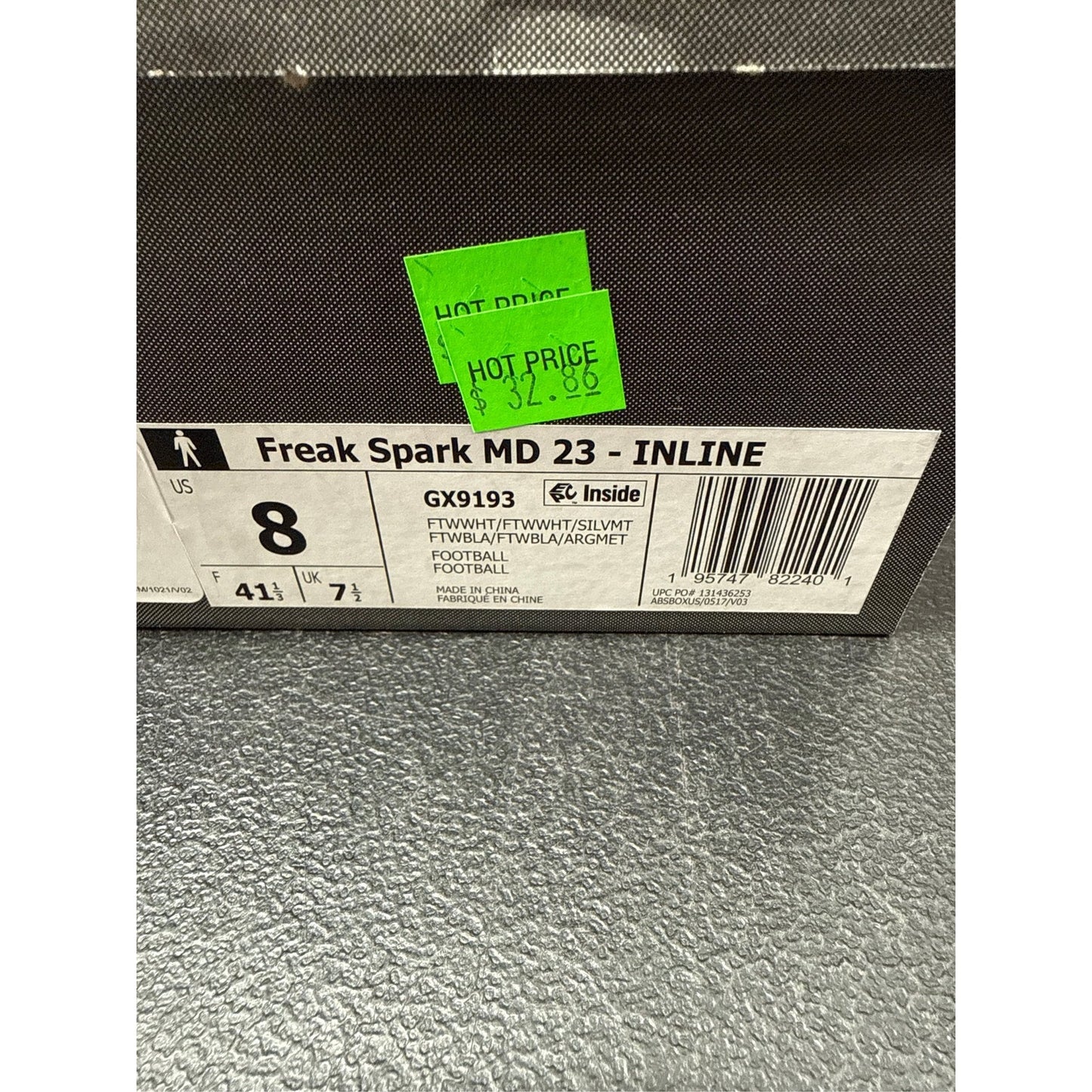 Adidas Men's Freak Spark Md 23 Football Inline Cleats Size 8