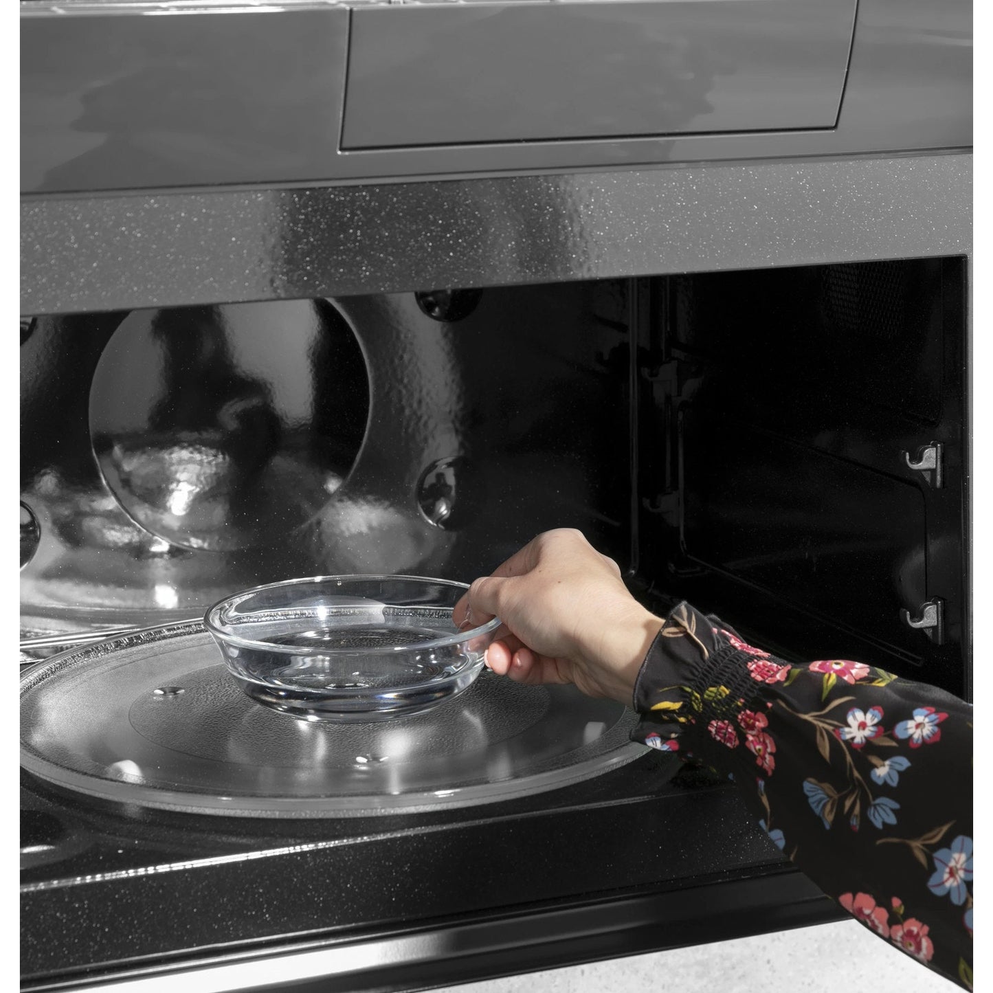 Cafe 1.7-cu ft 950-Watt Air Fry 29.9-in Over-the-Range Convection Microwave with