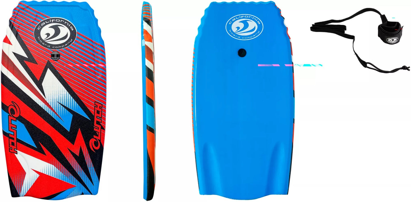 California Board Company 37" Clutch Bodyboard with Leash - Multicolor