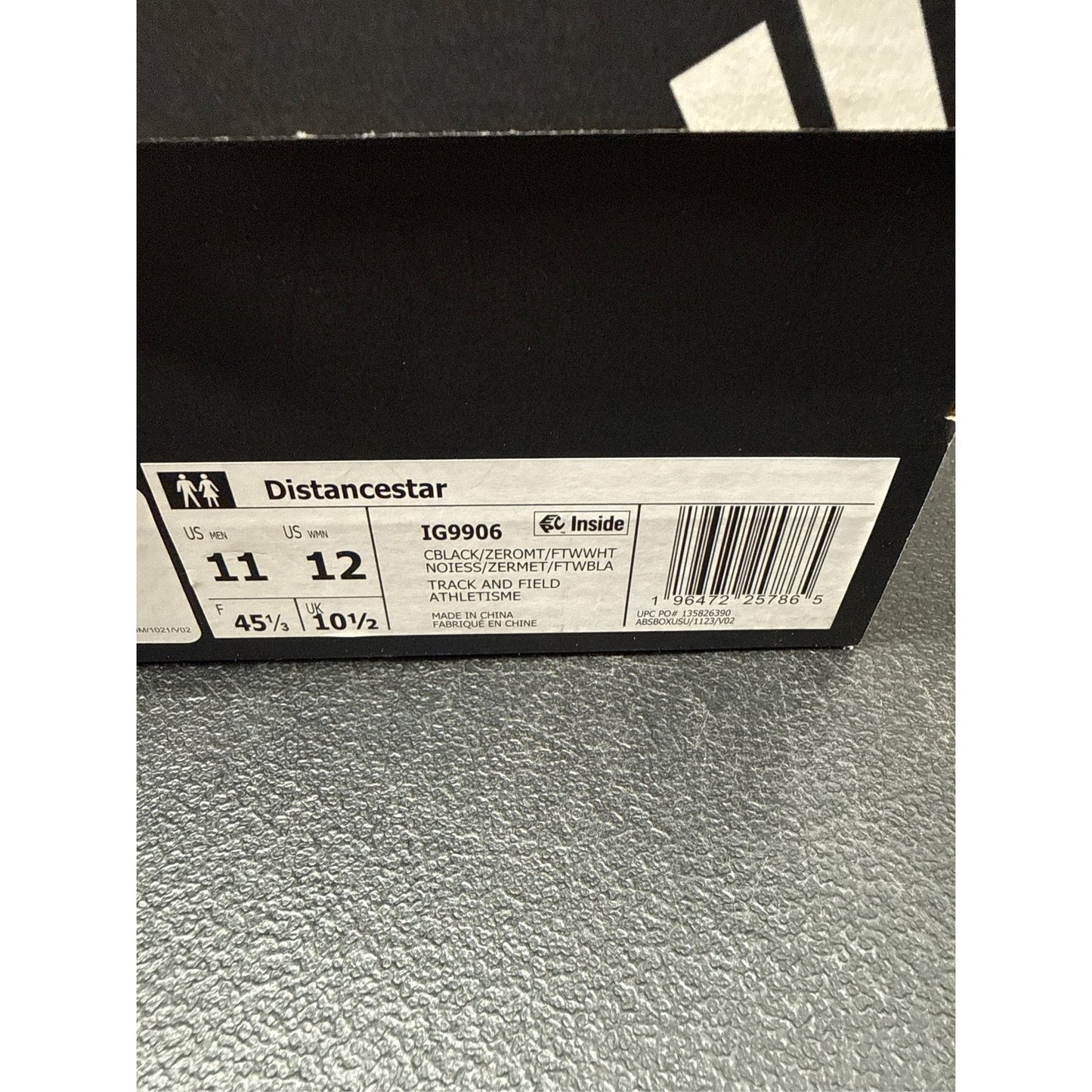 adidas Distancestar Track and Field Cleats 11 Mens/12 Womens