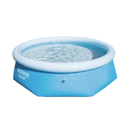 Bestway 10' x 30" Fast Set Round Inflatable Swimming Pool - Blue