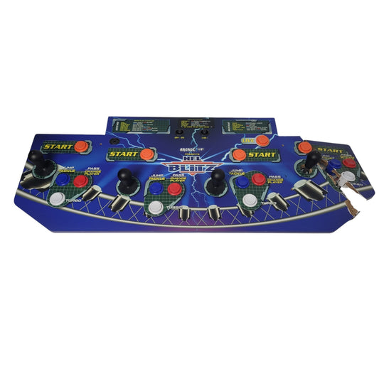 Arcade1Up NFL Blitz Control Panel | Arcade Controller Deck | Damaged, Parts Only