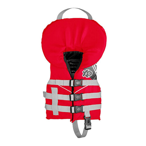 X2O Infant Closed-Sided Bionic Life Vest - Red (Up to 30 lbs)