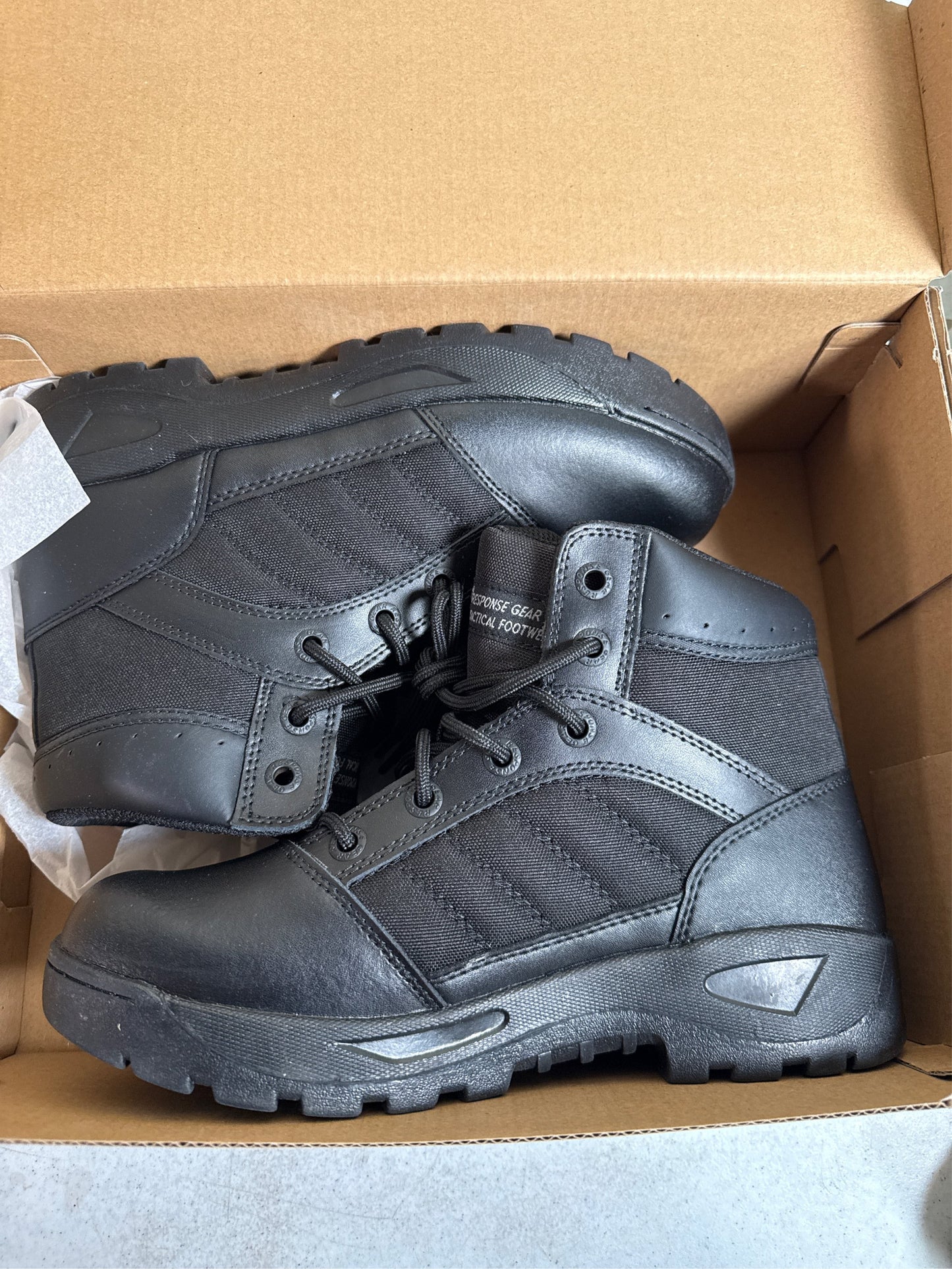 Response Gear Men's Delivery 3.0 6-Inch Service Boots - Black, Size 9