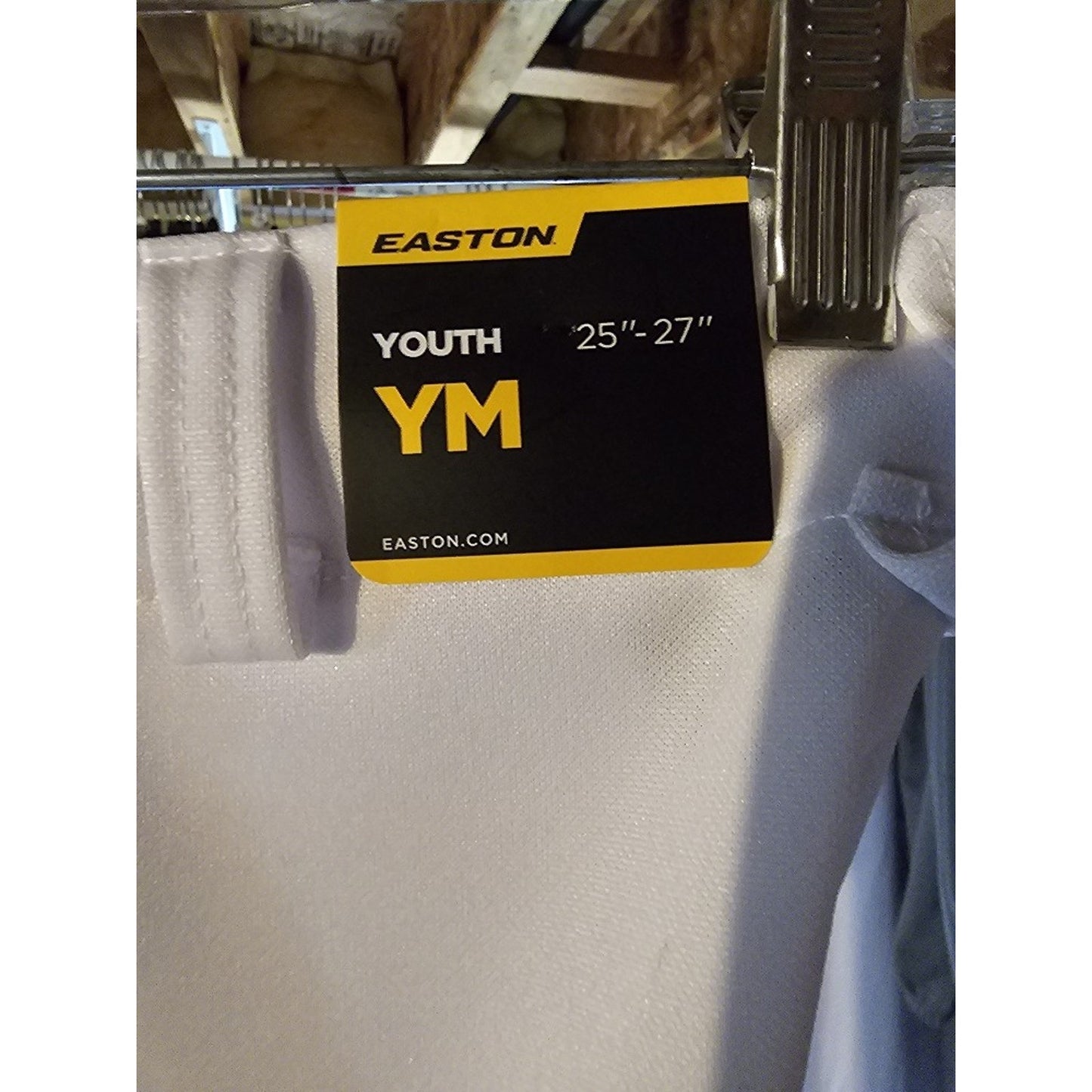 Easton Youth 25 -27 Baseball Pants Size Youth Medium, YM
