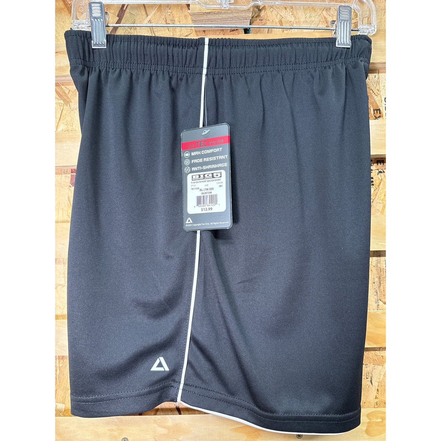 TEC-ONE Kids' Performance Soccer Shorts- XL (18/20
