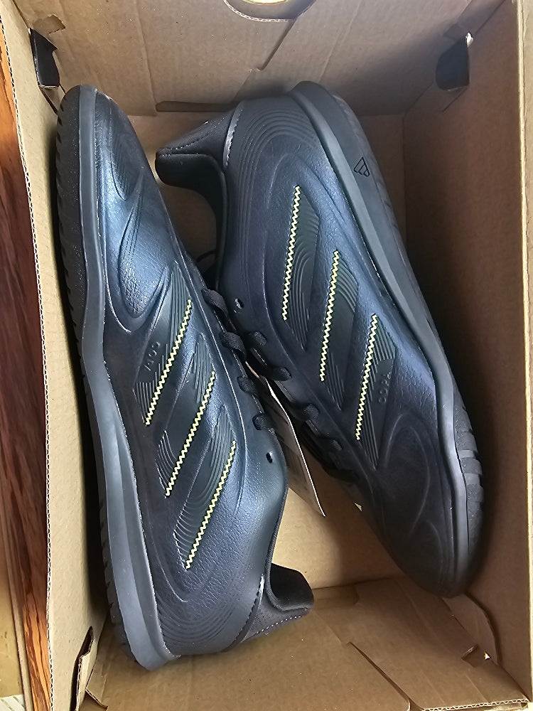 Adidas Copa Pure III Club Indoor Youth Soccer Shoes - Black/Multi, Size 6