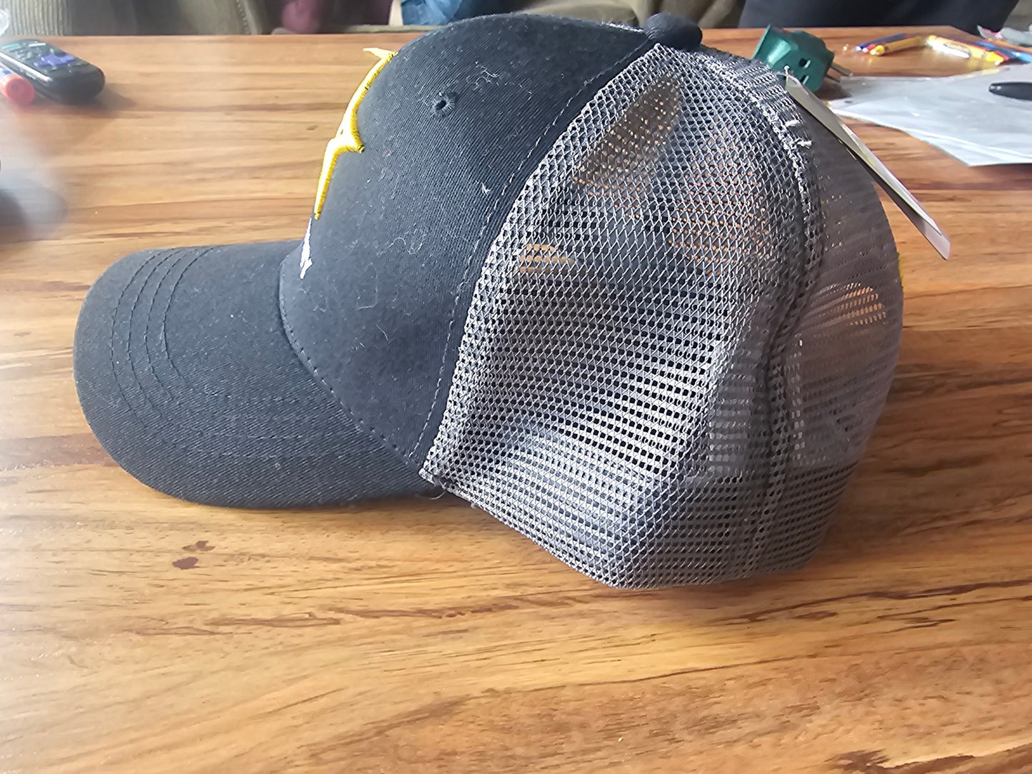 U.S. Army Official Licensed Trucker Hat - Black/Grey Mesh, One Size